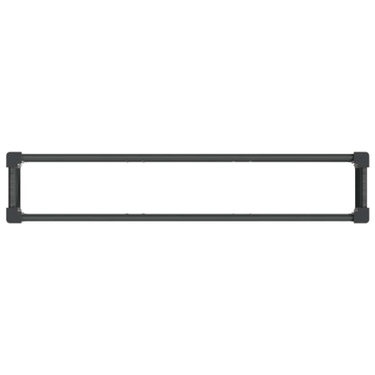 Garden Raised Bed Grey 150 x 30 x 36 cm