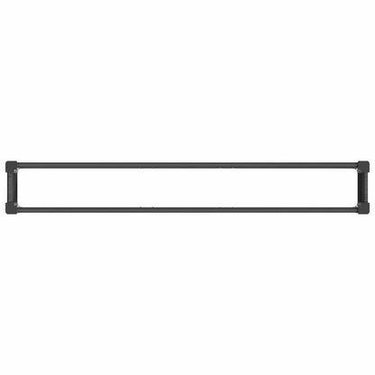 Garden Raised Bed Grey 200 x 30 x 72 cm WPC and Aluminium