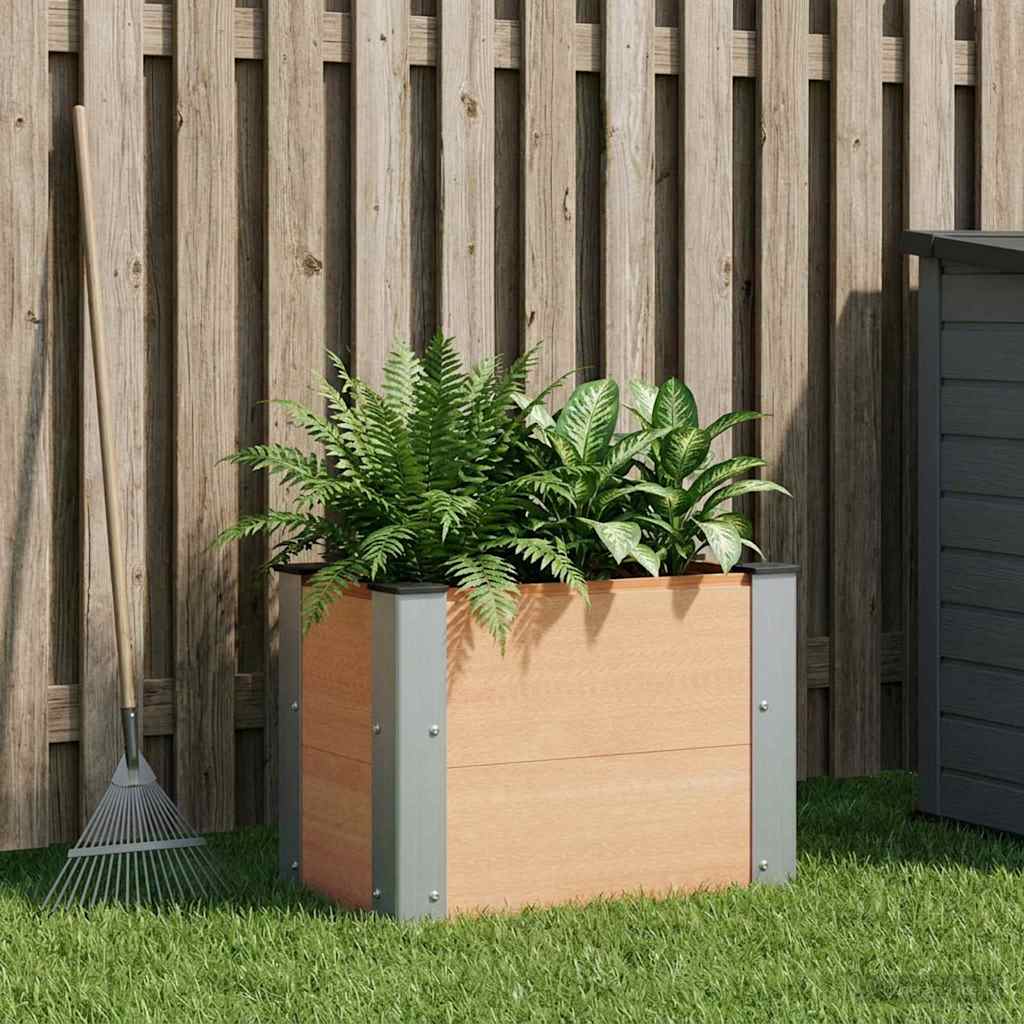 Garden Raised Bed Brown 50 x 30 x 36 cm