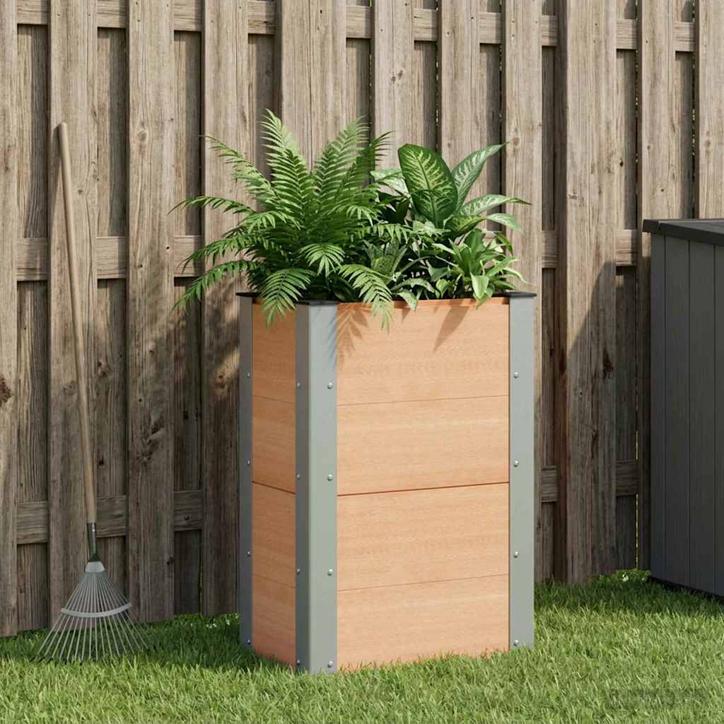 Garden Raised Bed Brown 50 x 30 x 72 cm