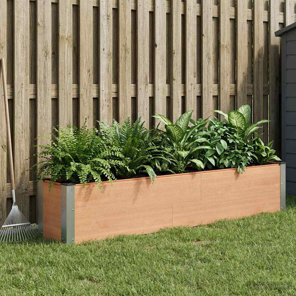 Garden Raised Bed Brown 200 x 30 x 36 cm