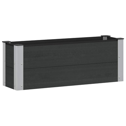 Garden Raised Bed Black 100 x 30 x 36 cm