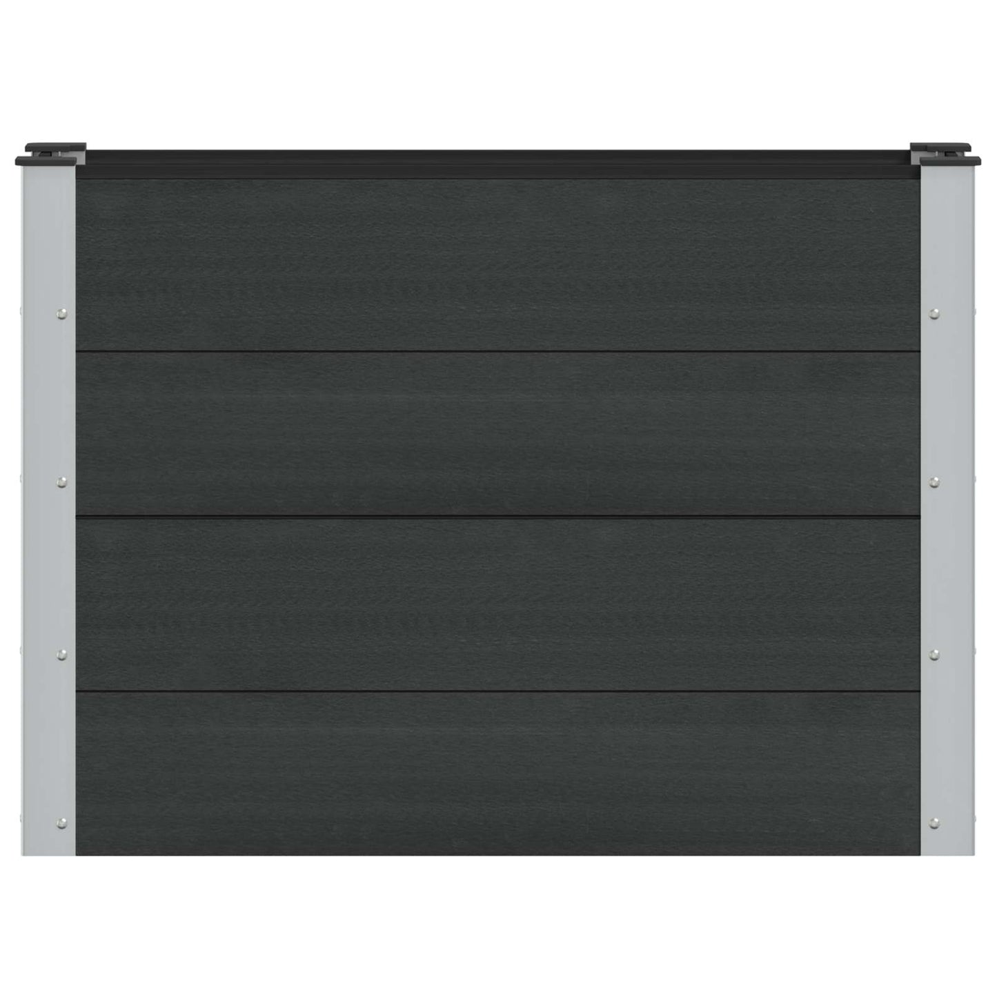 Garden Raised Bed Black 100 x 30 x 72 cm
