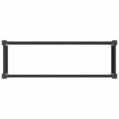 Garden Raised Bed Black 100 x 30 x 72 cm