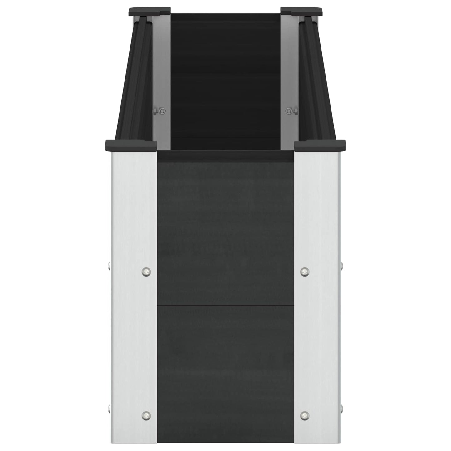 Garden Raised Bed Black 150 x 30 x 36 cm