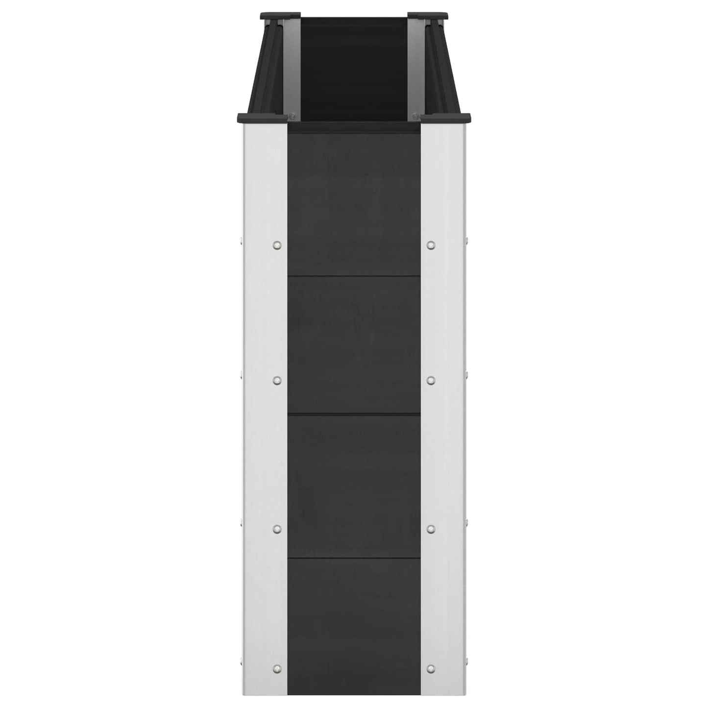 Garden Raised Bed Black 150 x 30 x 72 cm