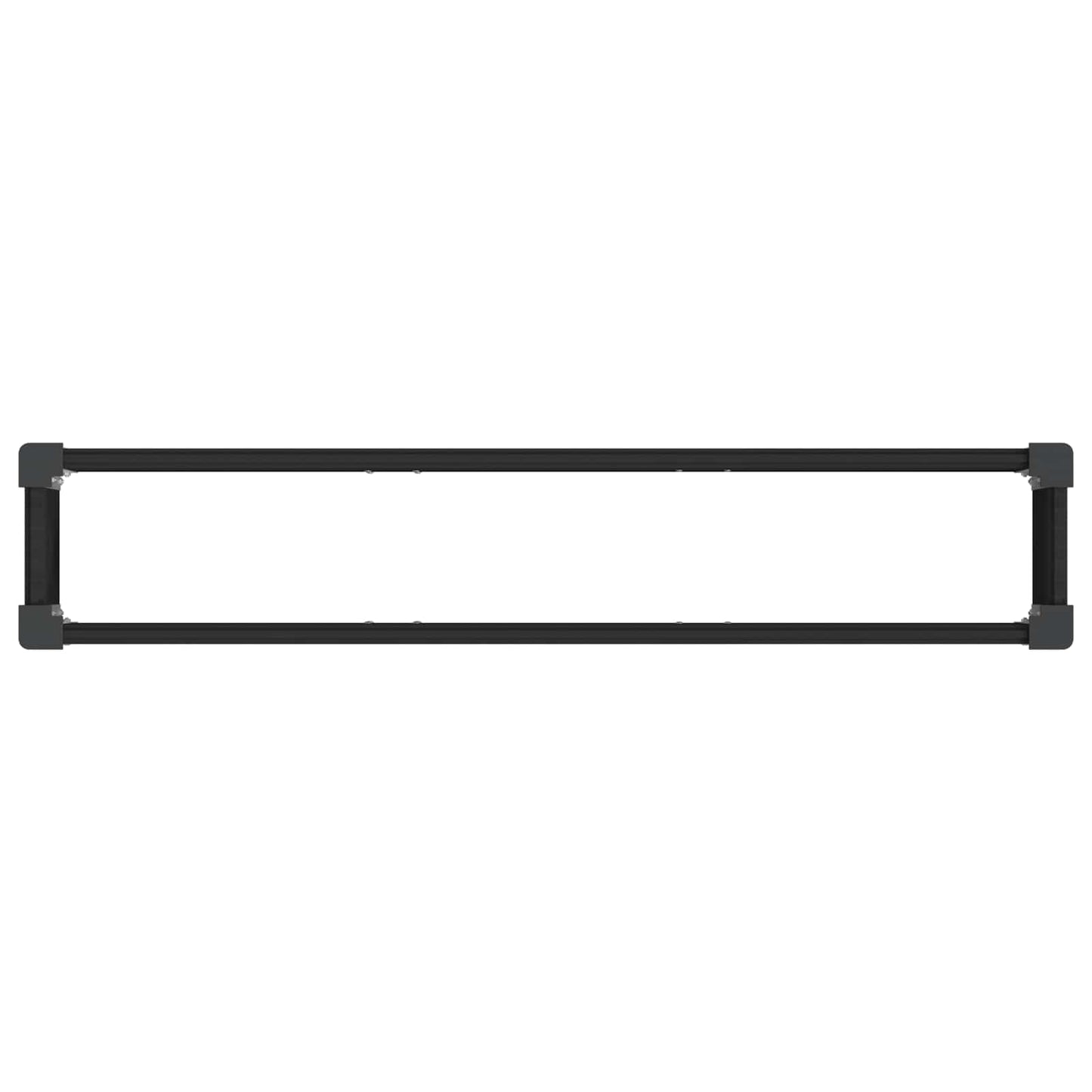 Garden Raised Bed Black 150 x 30 x 72 cm