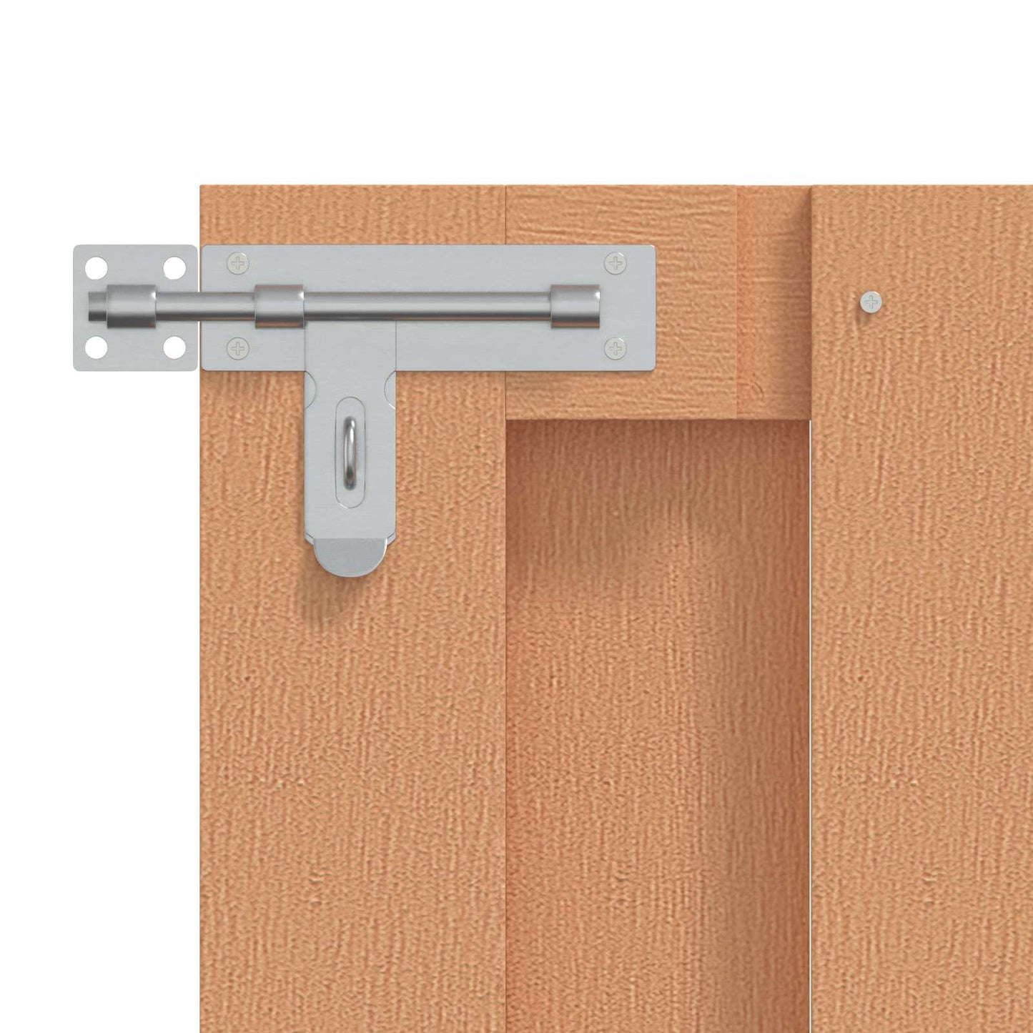 Garden Gate 100 x 60 cm WPC and Aluminium Brown