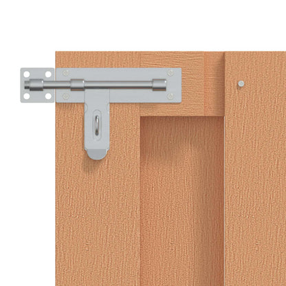 Garden Gate 100 x 60 cm WPC and Aluminium Brown