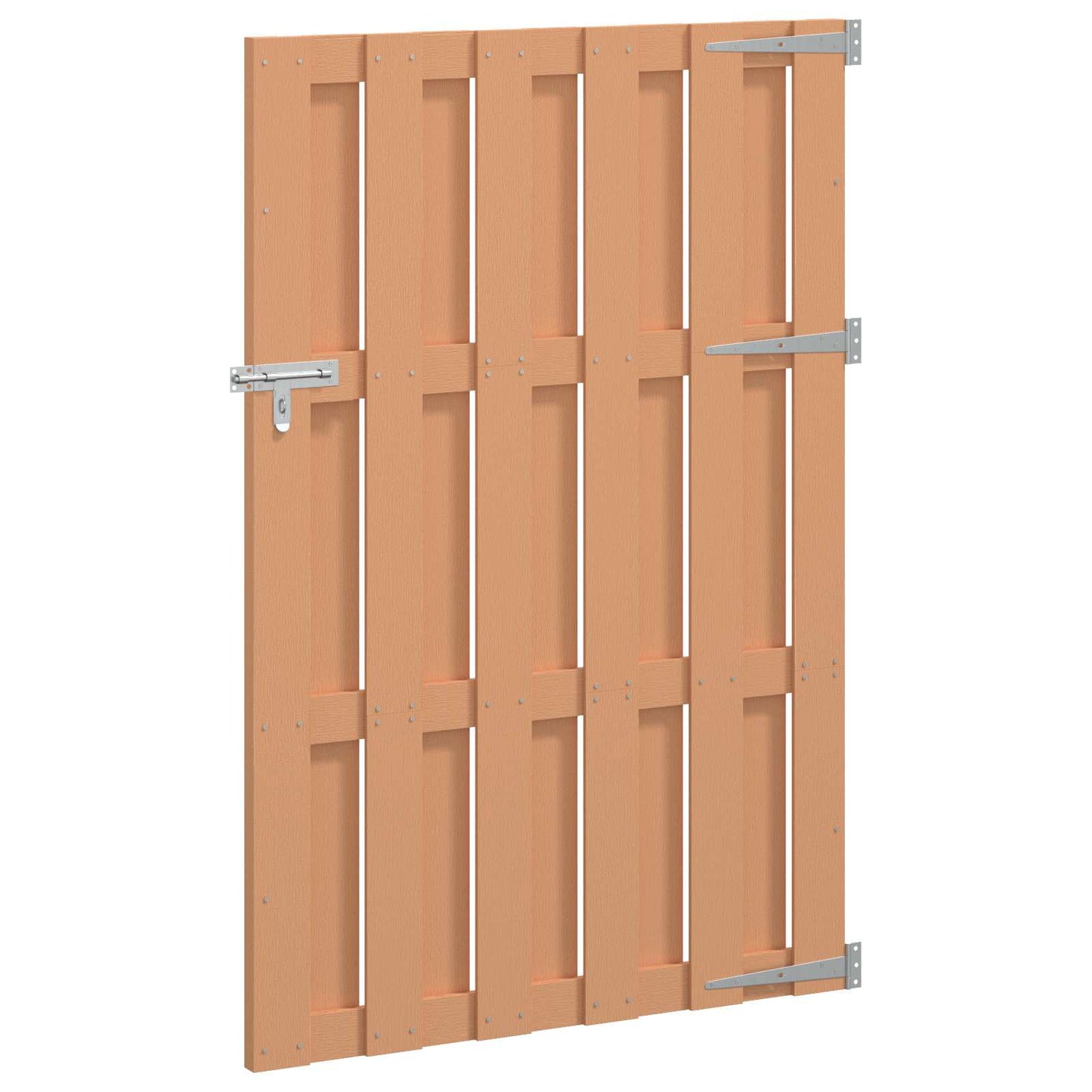 Garden Gate 100 x 150 cm WPC and Aluminium Brown