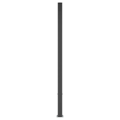 Fence Panel WPC and Aluminium Black