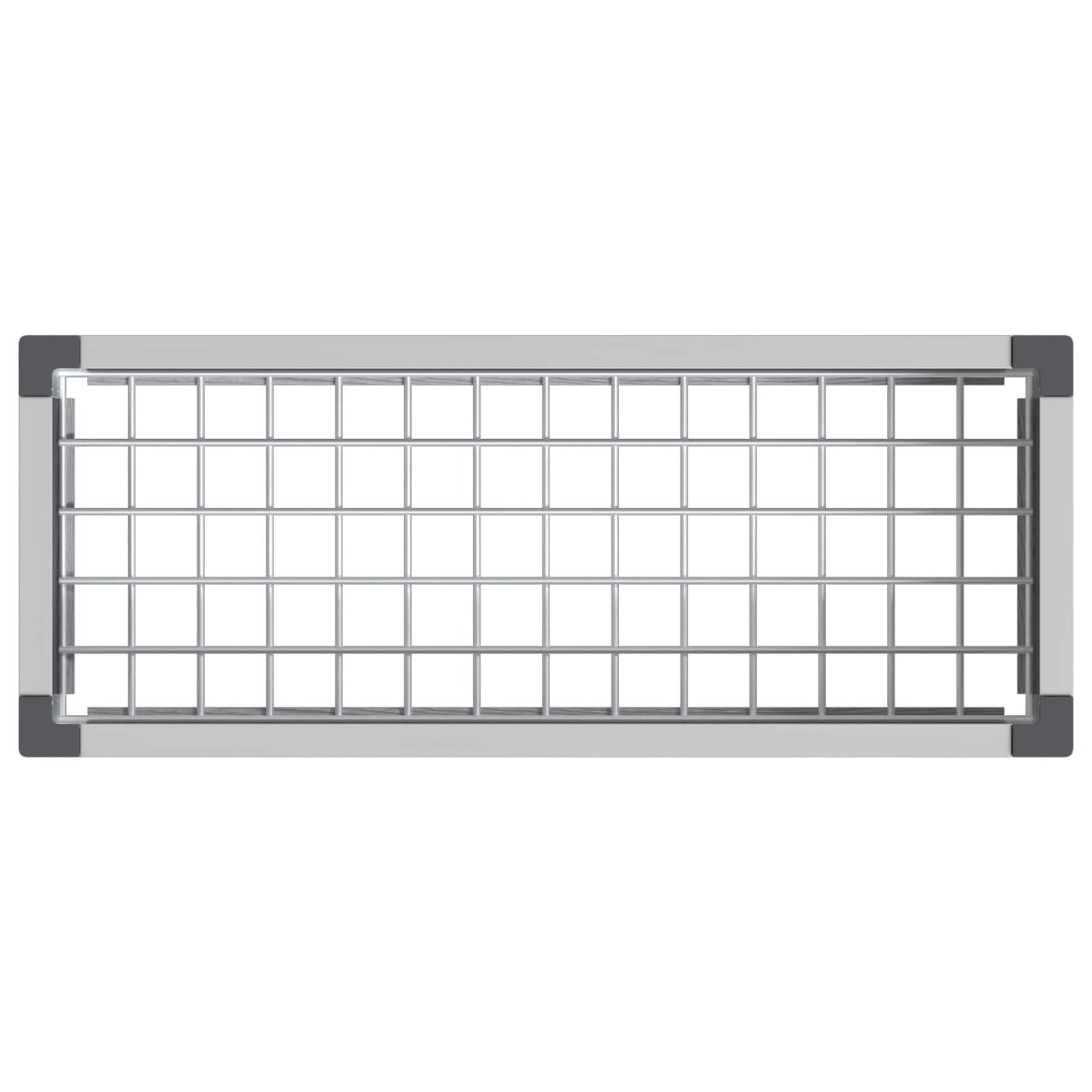 Garden Raised Bed Grey 75 x 30 x 82 cm WPC and Aluminium