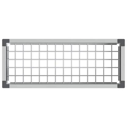 Garden Raised Bed Grey 75 x 30 x 82 cm WPC and Aluminium