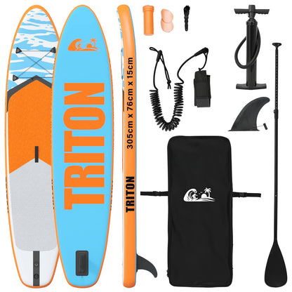 Inflatable Stand Up Paddle Board TRITON 305 x 76 x 15 cm Blue