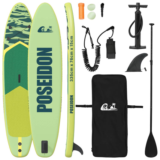 Inflatable Stand Up Paddle Board POSEIDON 335 x 76 x 15 cm for