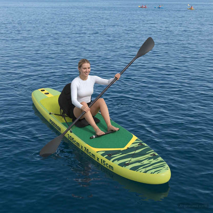 SUP Board with Seat 2-in-1 POSEIDON 305 x 76 x 15 cm Green for