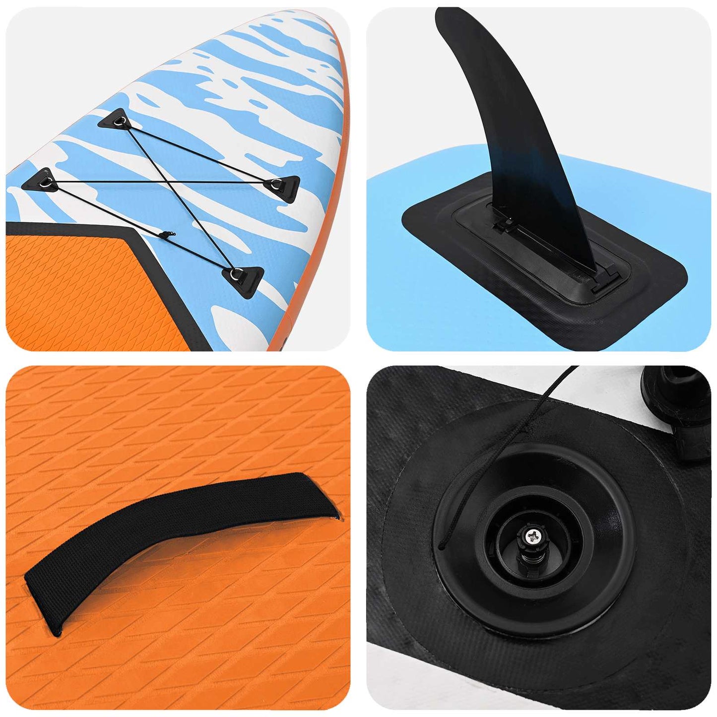 SUP Board with Seat 2-in-1 TRITON 335 x 76 x 15 cm Blue for