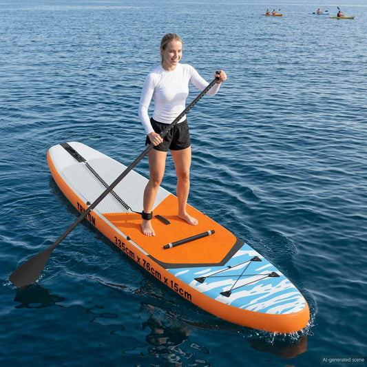 SUP Board with Seat 2-in-1 TRITON 335 x 76 x 15 cm Blue