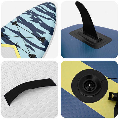 SUP Board with Seat 2-in-1 APEX 335 x 76 x 15 cm Blue for