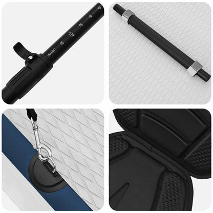 SUP Board with Seat 2-in-1 APEX 366 x 81 x 15 cm Blue for