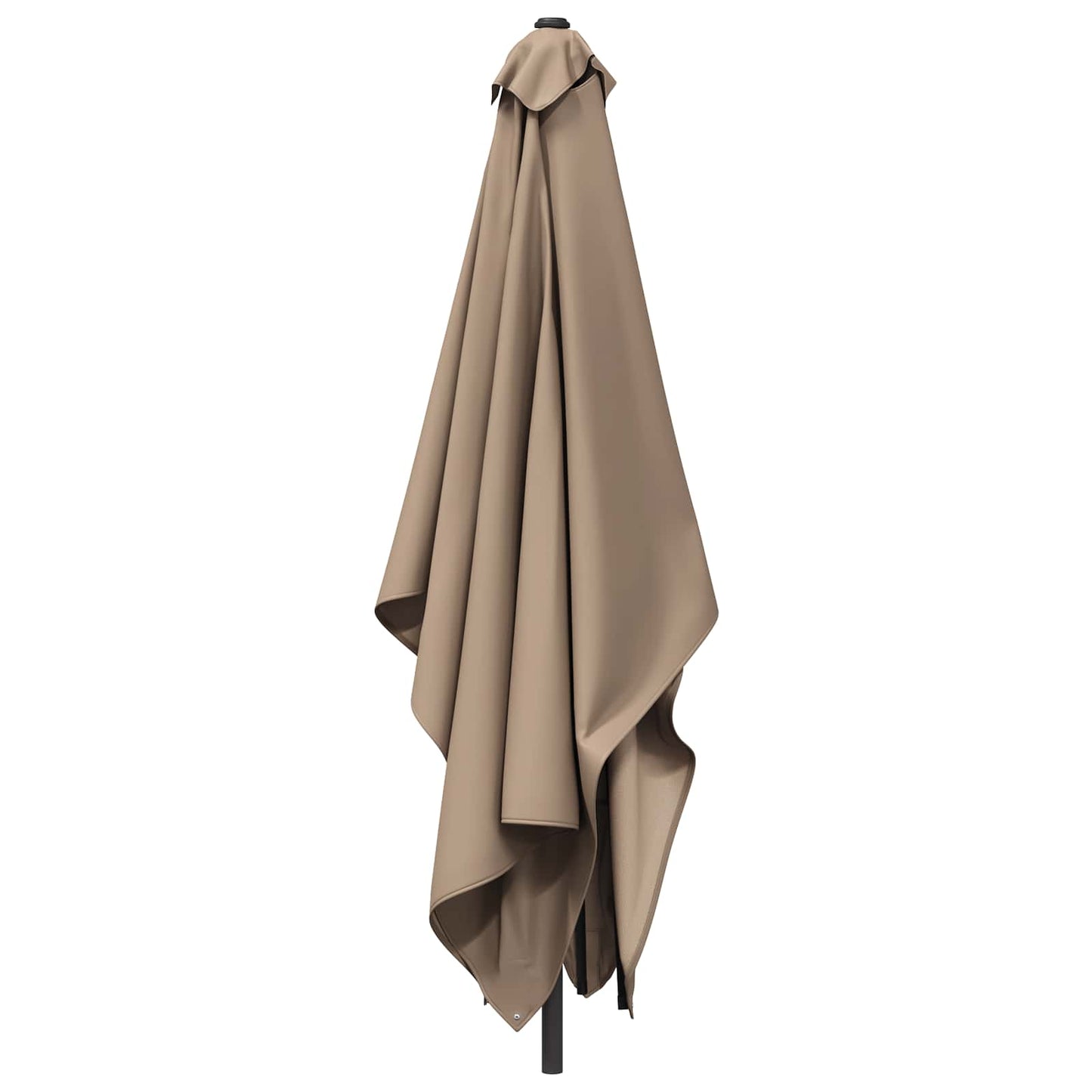 Garden Parasol 200 x 300 cm Polyester Rectangular Taupe