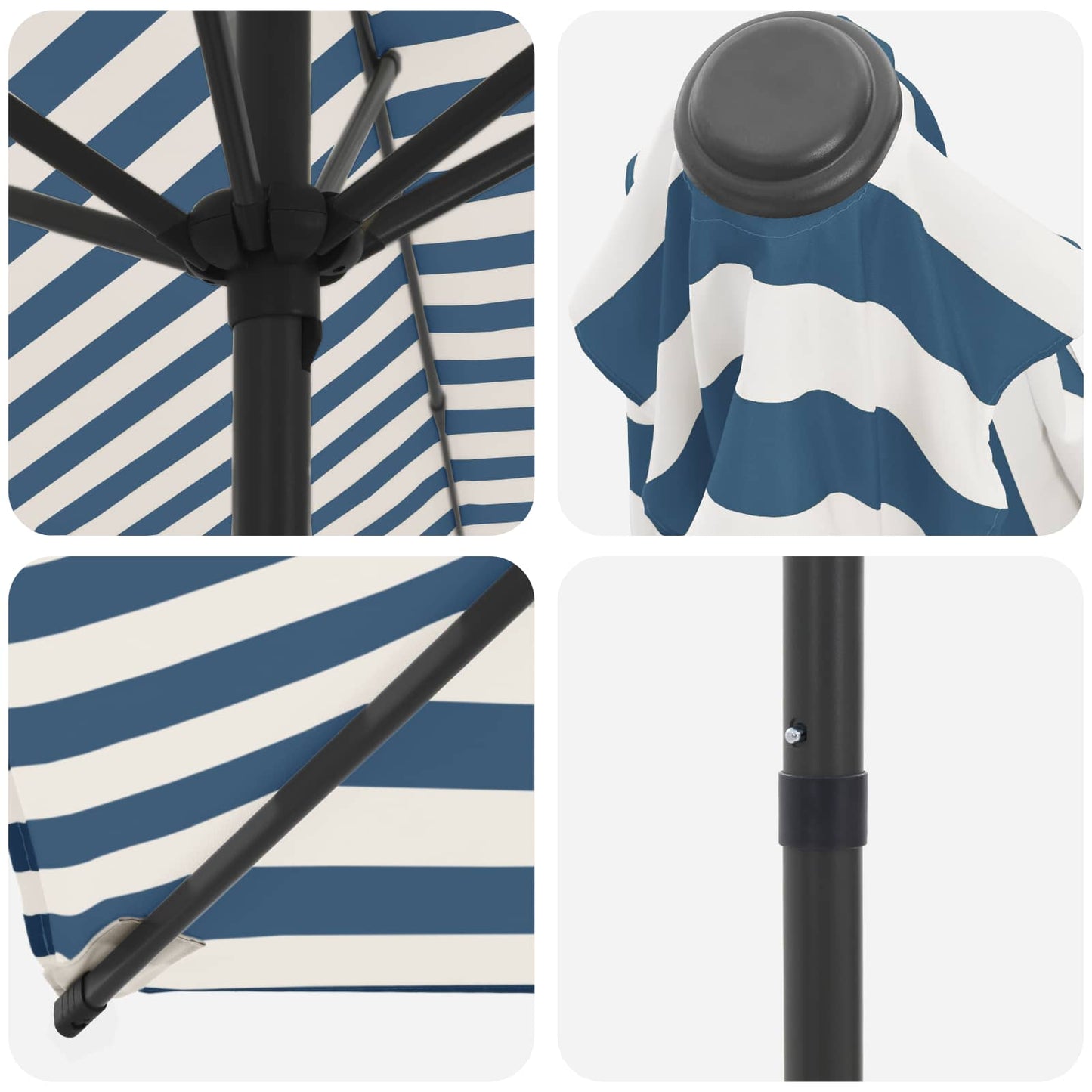 Garden Parasol 200 x 300 cm Polyester Rectangular