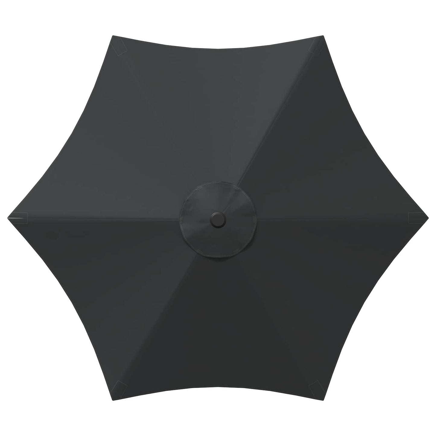 Garden Parasol 230 x 230 cm Polyester Rectangular Anthracite