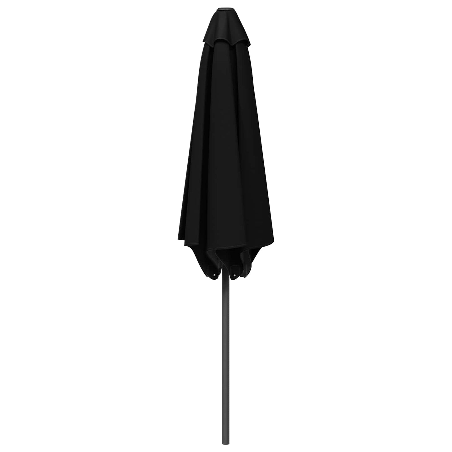 Garden Parasol 230 x 230 cm Polyester Rectangular Black
