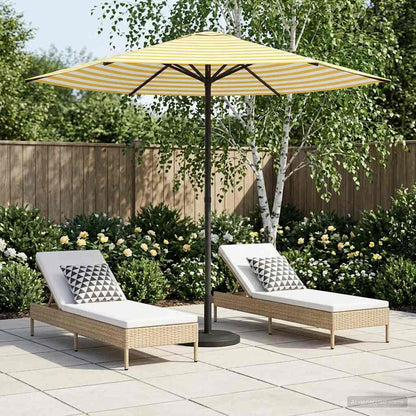 Garden Parasol 230 x 230 cm Polyester Rectangular