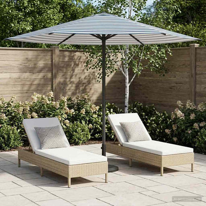 Garden Parasol 230 x 230 cm Polyester Rectangular