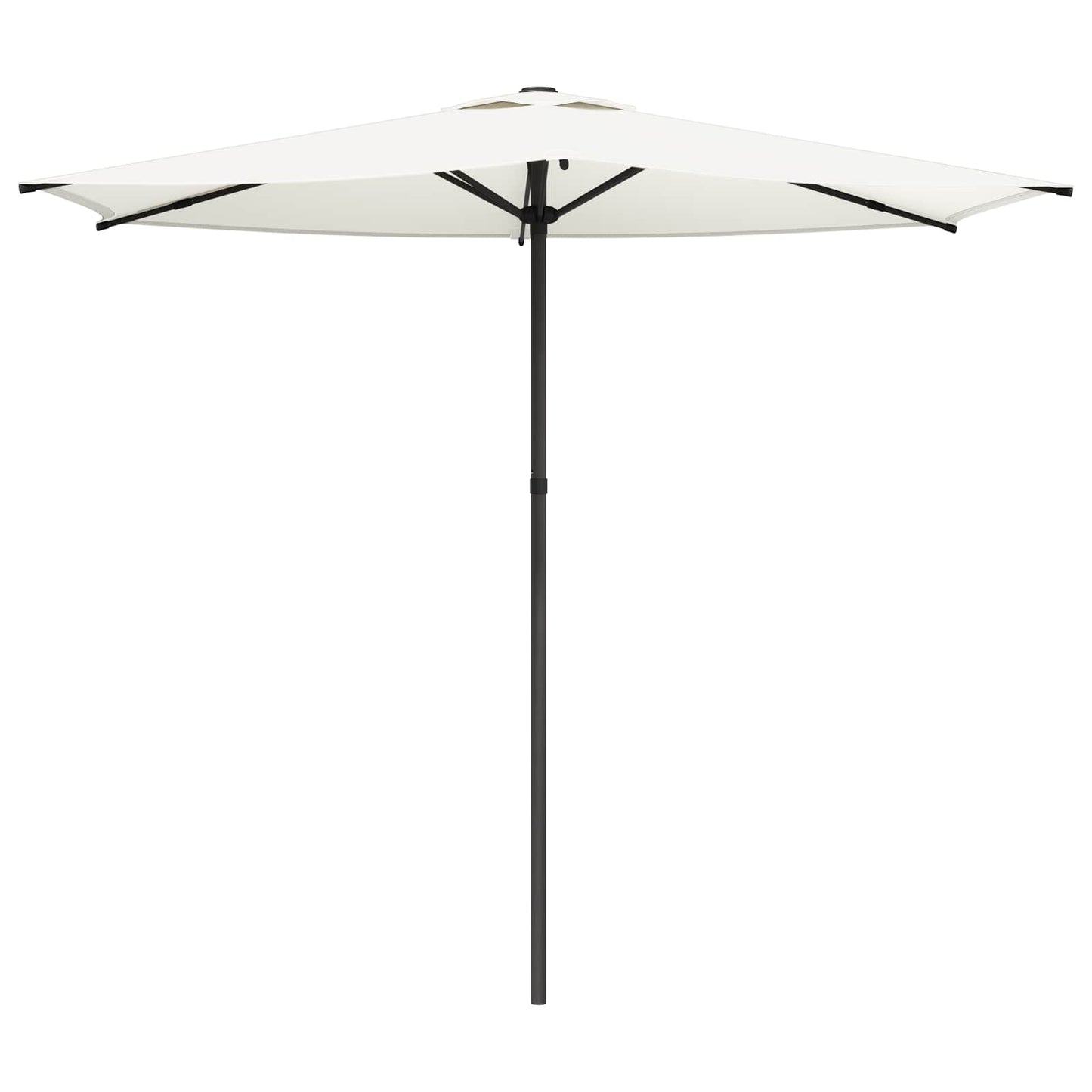 Garden Parasol 270 x 270 cm Polyester Rectangular Cream