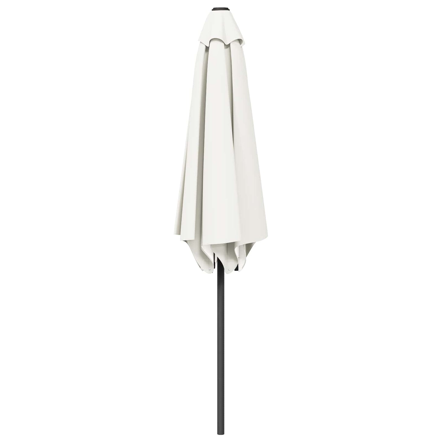 Garden Parasol 270 x 270 cm Polyester Rectangular Cream