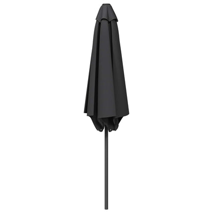 Garden Parasol 270 x 270 cm Polyester Rectangular Anthracite