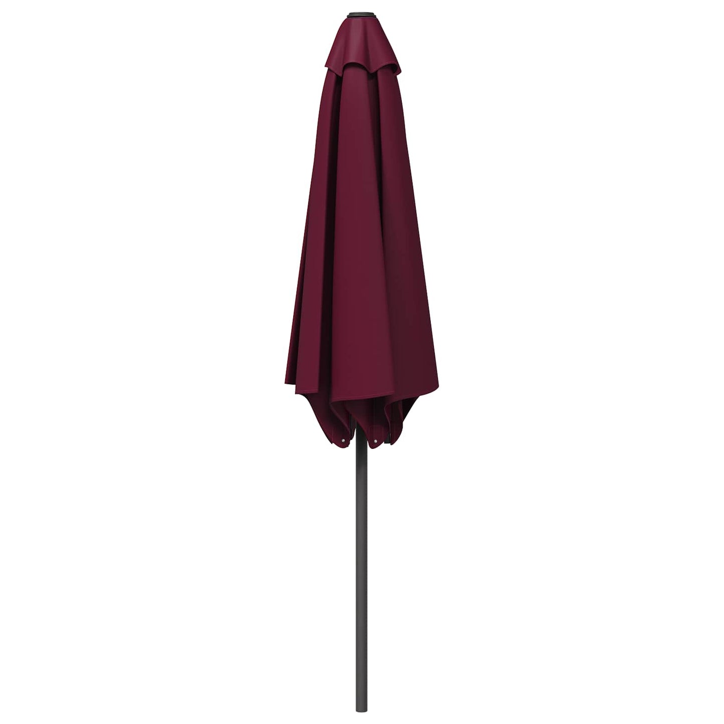 Garden Parasol 270 x 270 cm Polyester Rectangular Bordeaux Red