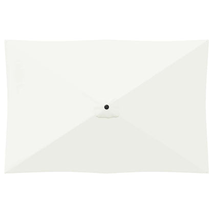 Garden Parasol with Base 200 x 300 cm Polyester Rectangular