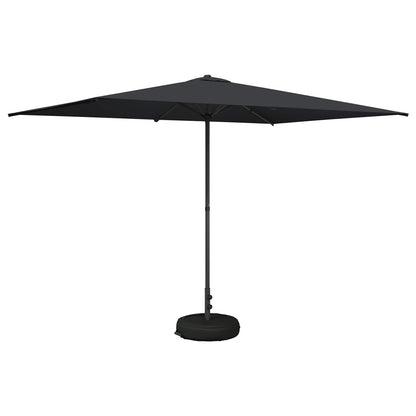 Garden Parasol with Base 200 x 300 cm Polyester Rectangular