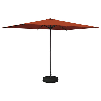 Garden Parasol with Base 200 x 300 cm Polyester Rectangular
