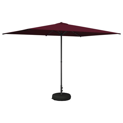 Garden Parasol with Base 200 x 300 cm Polyester Rectangular
