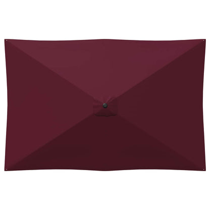 Garden Parasol with Base 200 x 300 cm Polyester Rectangular