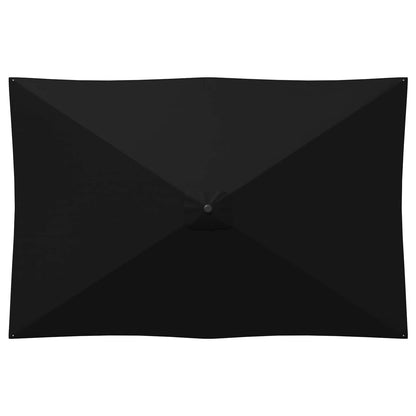 Garden Parasol with Base 200 x 300 cm Polyester Rectangular