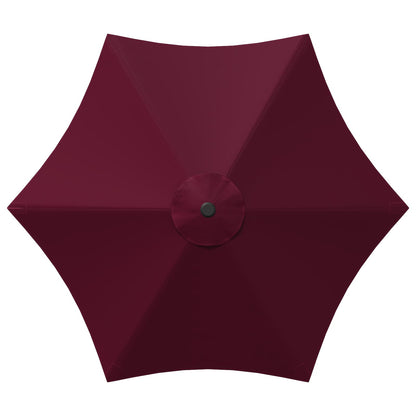 Garden Parasol with Base 230 x 230 cm Polyester Rectangular