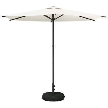 Garden Parasol with Base 270 x 270 cm Polyester Rectangular