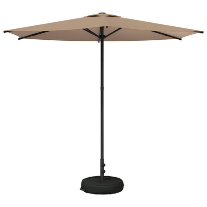 Garden Parasol with Base 270 x 270 cm Polyester Rectangular