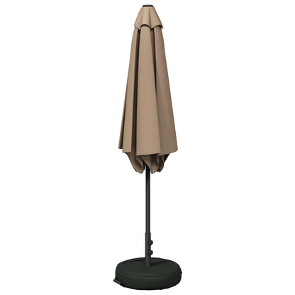 Garden Parasol with Base 270 x 270 cm Polyester Rectangular
