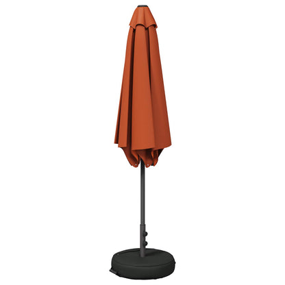Garden Parasol with Base 270 x 270 cm Polyester Rectangular