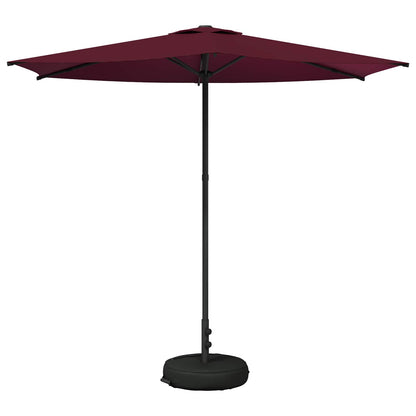 Garden Parasol with Base 270 x 270 cm Polyester Rectangular