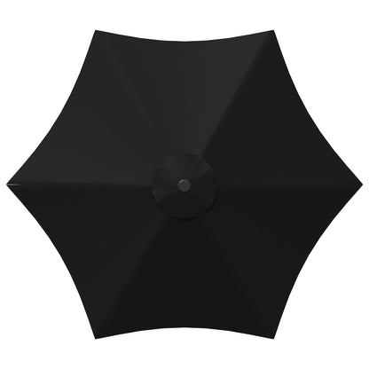 Garden Parasol with Base 270 x 270 cm Polyester Rectangular