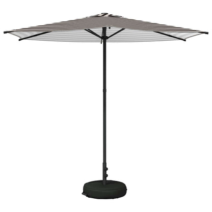 Garden Parasol with Base 270 x 270 cm Polyester Rectangular