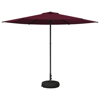 Garden Parasol with Base 300 x 300 cm Polyester Rectangular