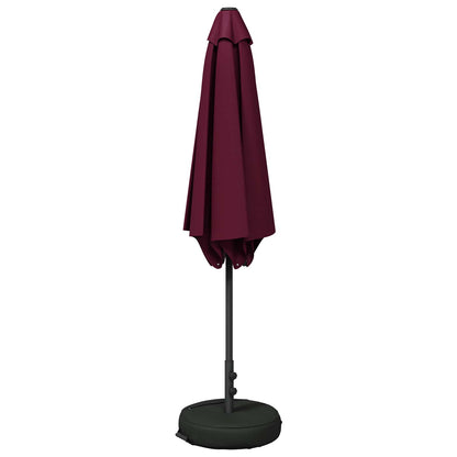 Garden Parasol with Base 300 x 300 cm Polyester Rectangular